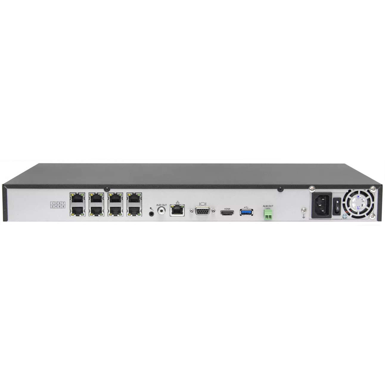 IP Видеорегистратор OMNY NVR 16/2 PoE, 16 каналов, 128Mbits, 2 HDD, 8 PoE (имеет потертости)